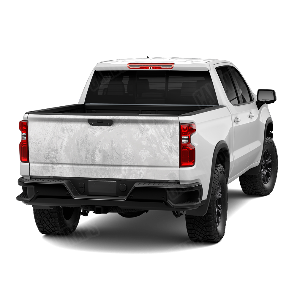 Realtree Aspect White Out Camo Tailgate Vinyl Wrap