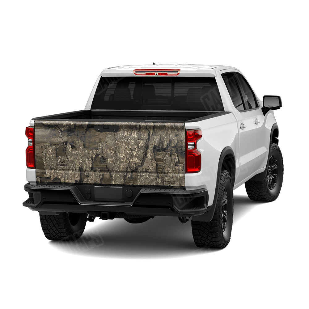 Large Realtree Timber Camo Tailgate Vinyl Wrap