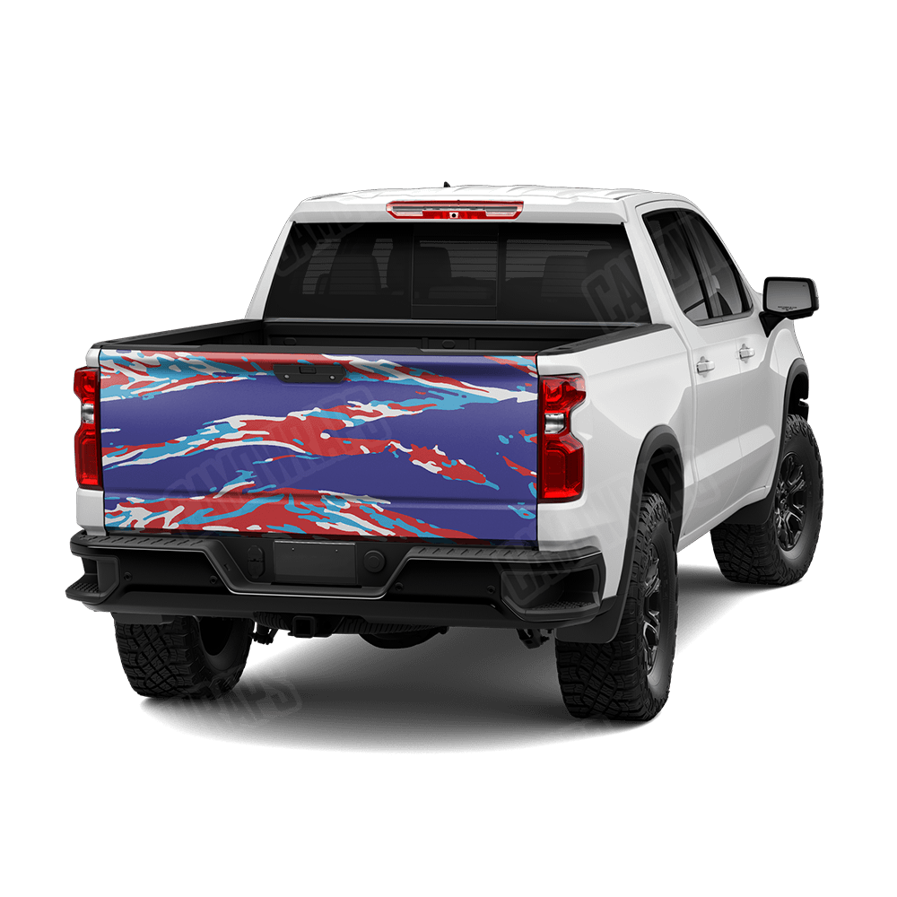 Vietnam Tiger Stripe M Series Camo Tailgate Vinyl Wrap