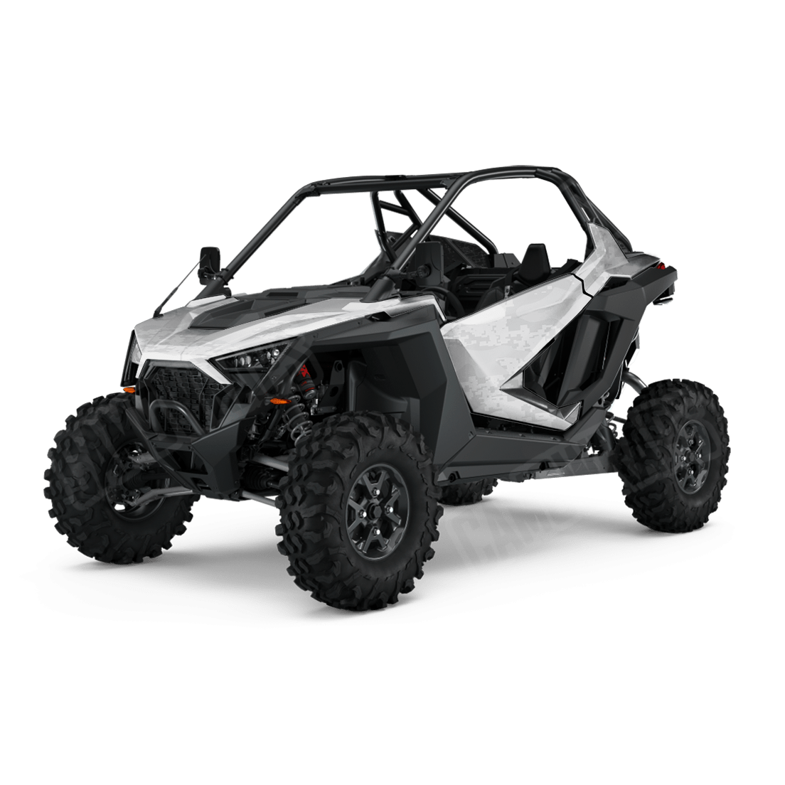 Compound Elite White Side by Side UTV Camo Vinyl Wrap