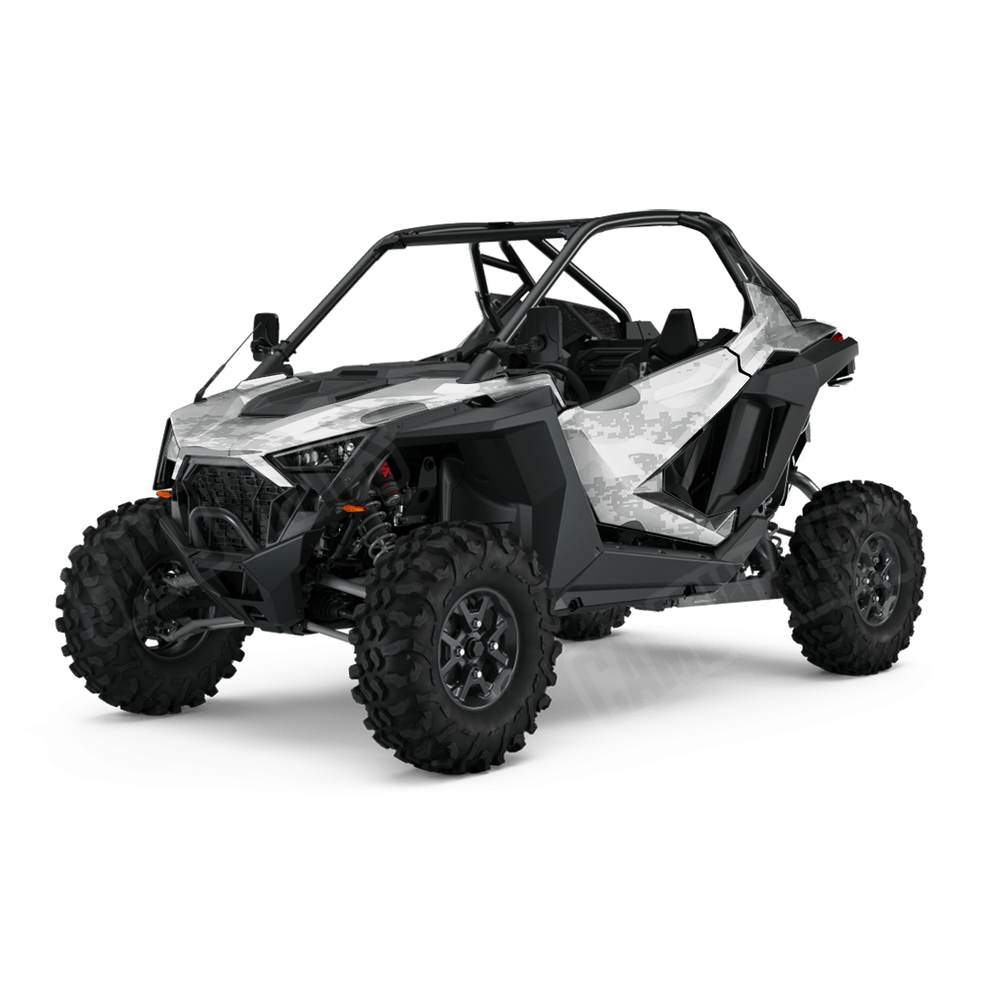Compound Snow Side by Side UTV Camo Vinyl Wrap