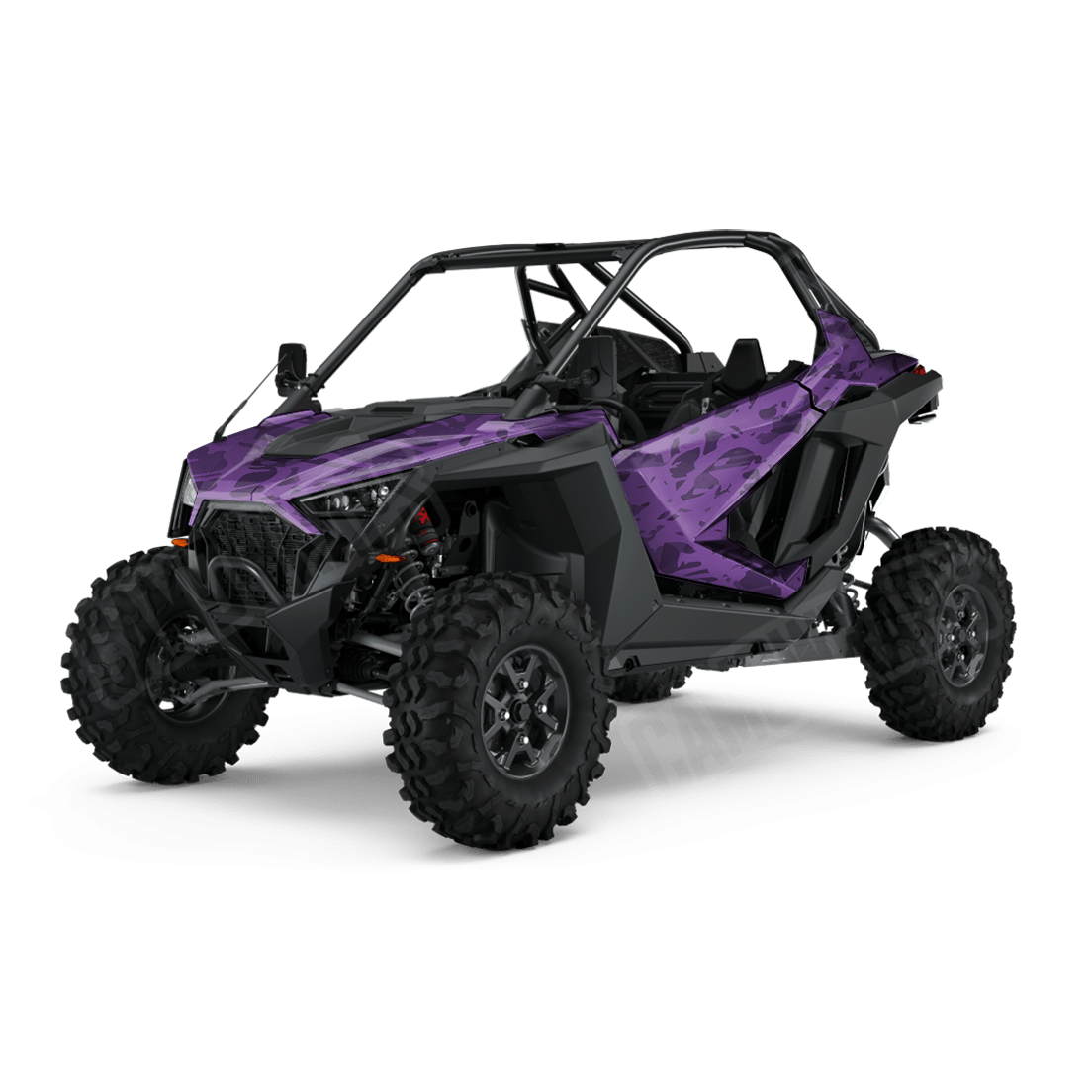 Crystal Elite Purple Side by Side UTV Camo Vinyl Wrap