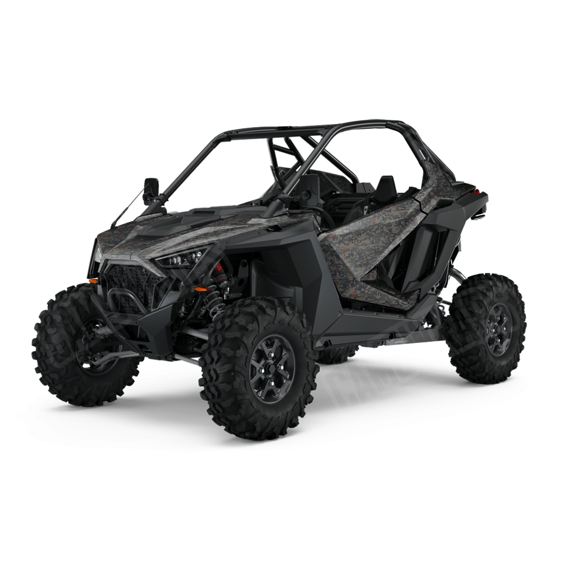 Digital Blue Copper Side by Side UTV Camo Vinyl Wrap