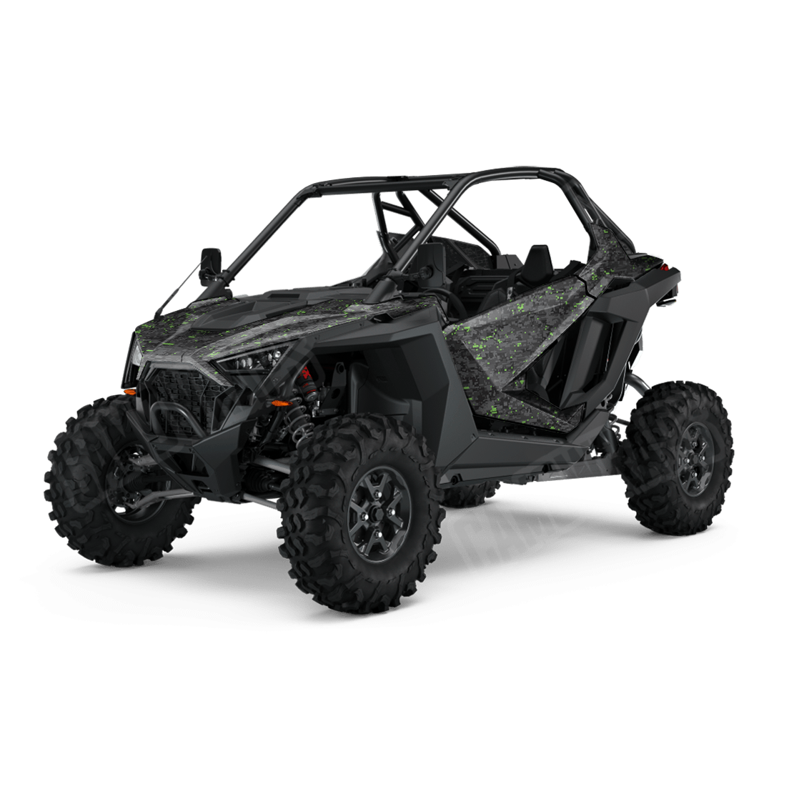 Digital Metro Green Side by Side UTV Camo Vinyl Wrap