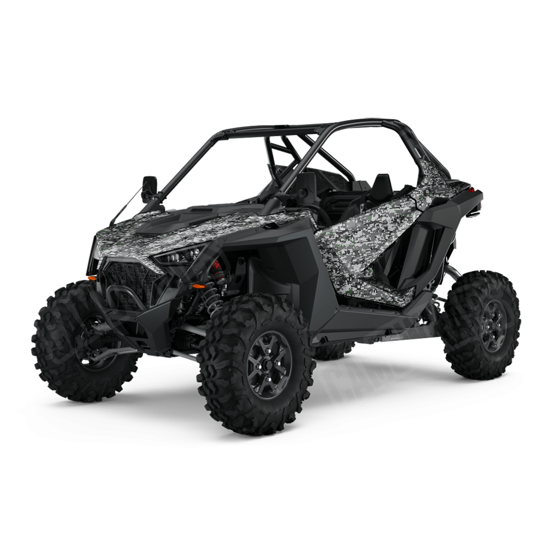 Digital Urban Green Side by Side UTV Camo Vinyl Wrap