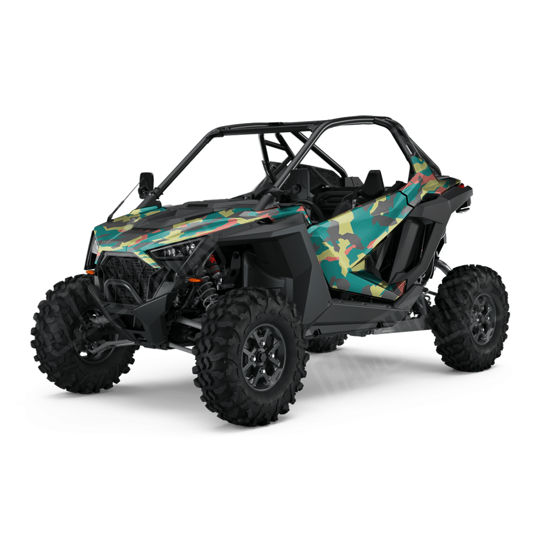 Erratic Fiesta Side by Side UTV Camo Vinyl Wrap