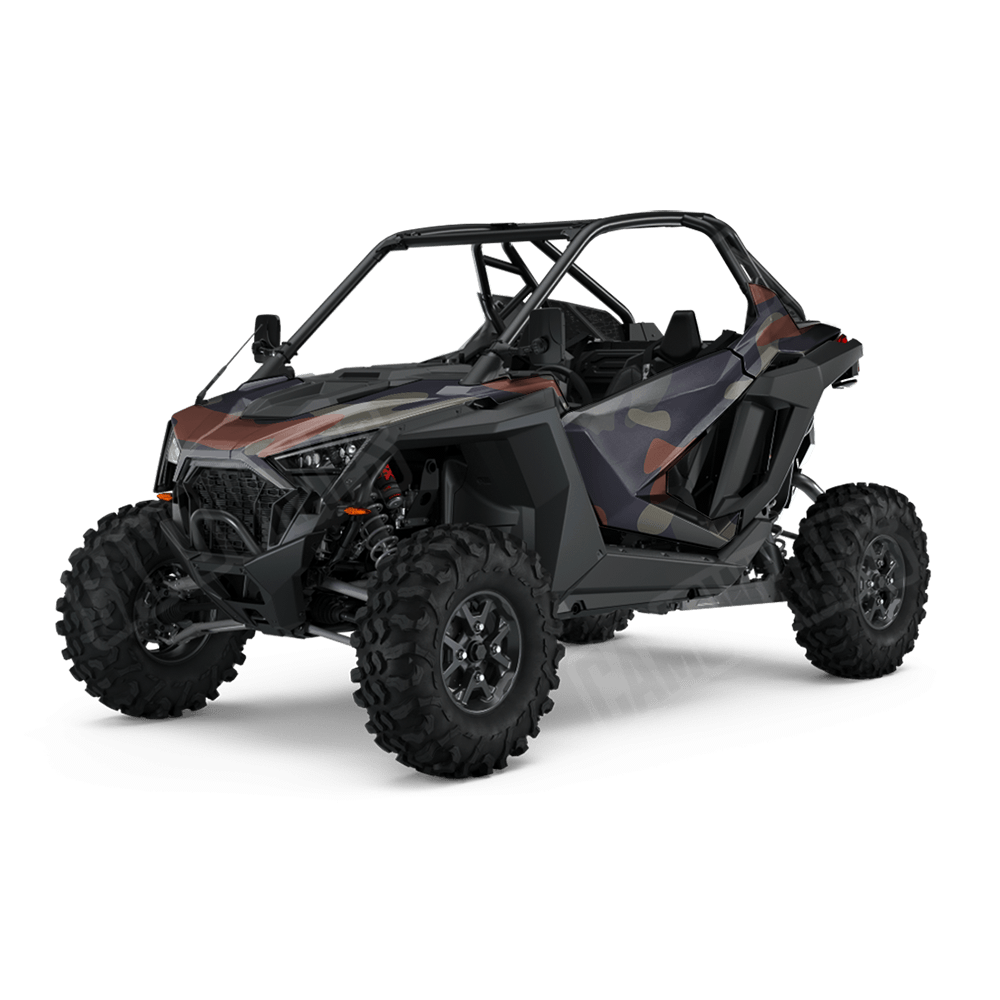 Jumbo Classic Blue Copper Side by Side UTV Camo Vinyl Wrap