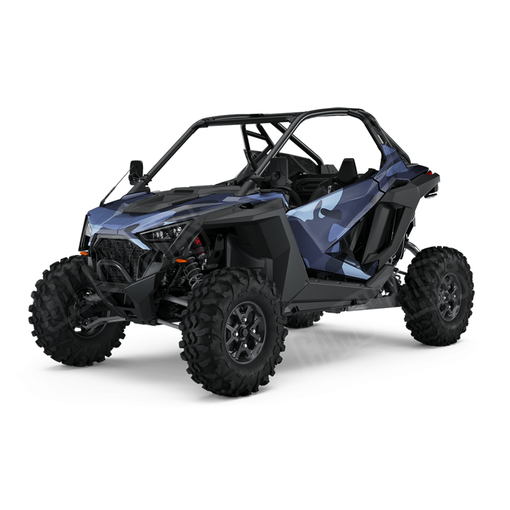 Jumbo Classic Blue Urban Night Side by Side UTV Camo Vinyl Wrap