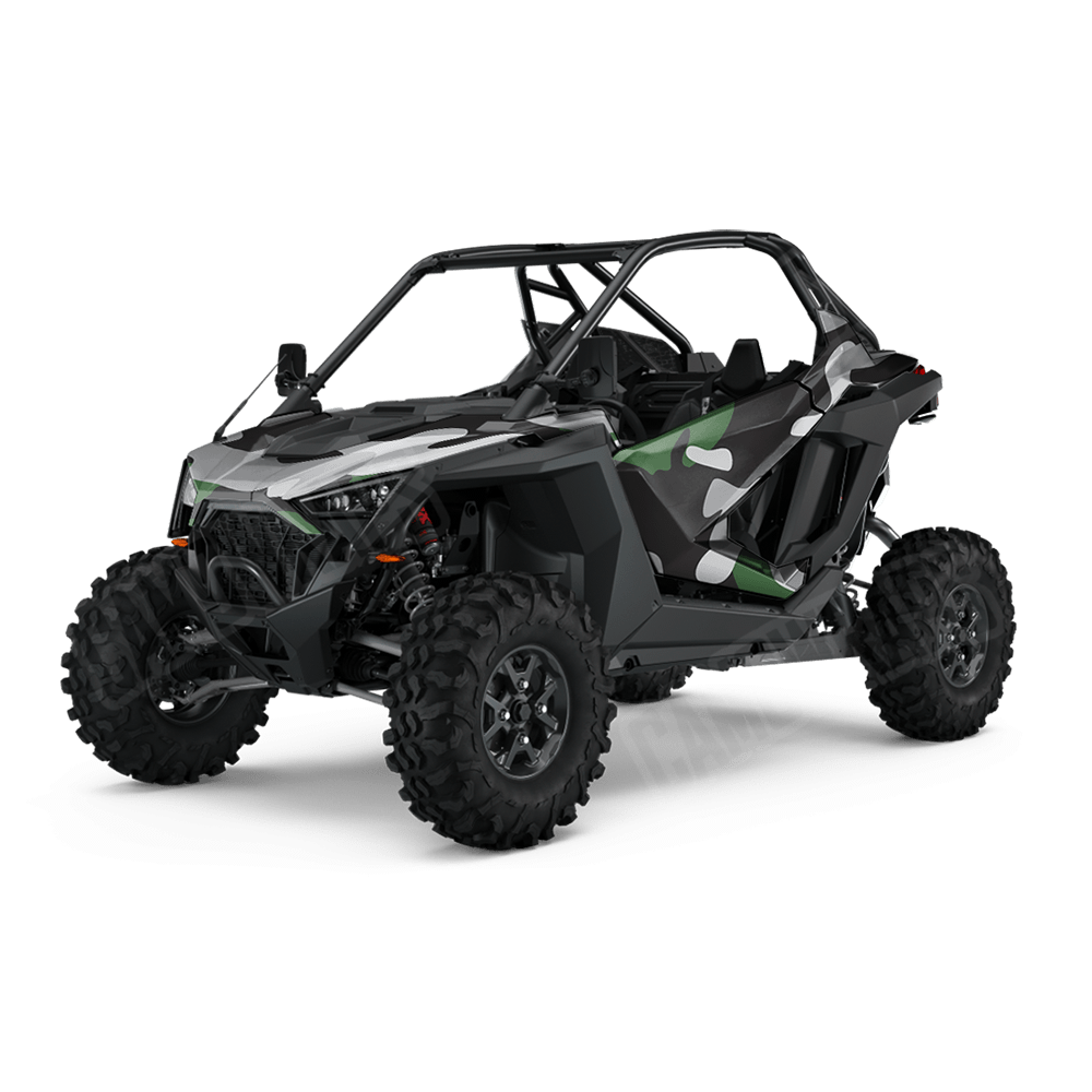 Jumbo Classic Green Tiger Side by Side UTV Camo Vinyl Wrap