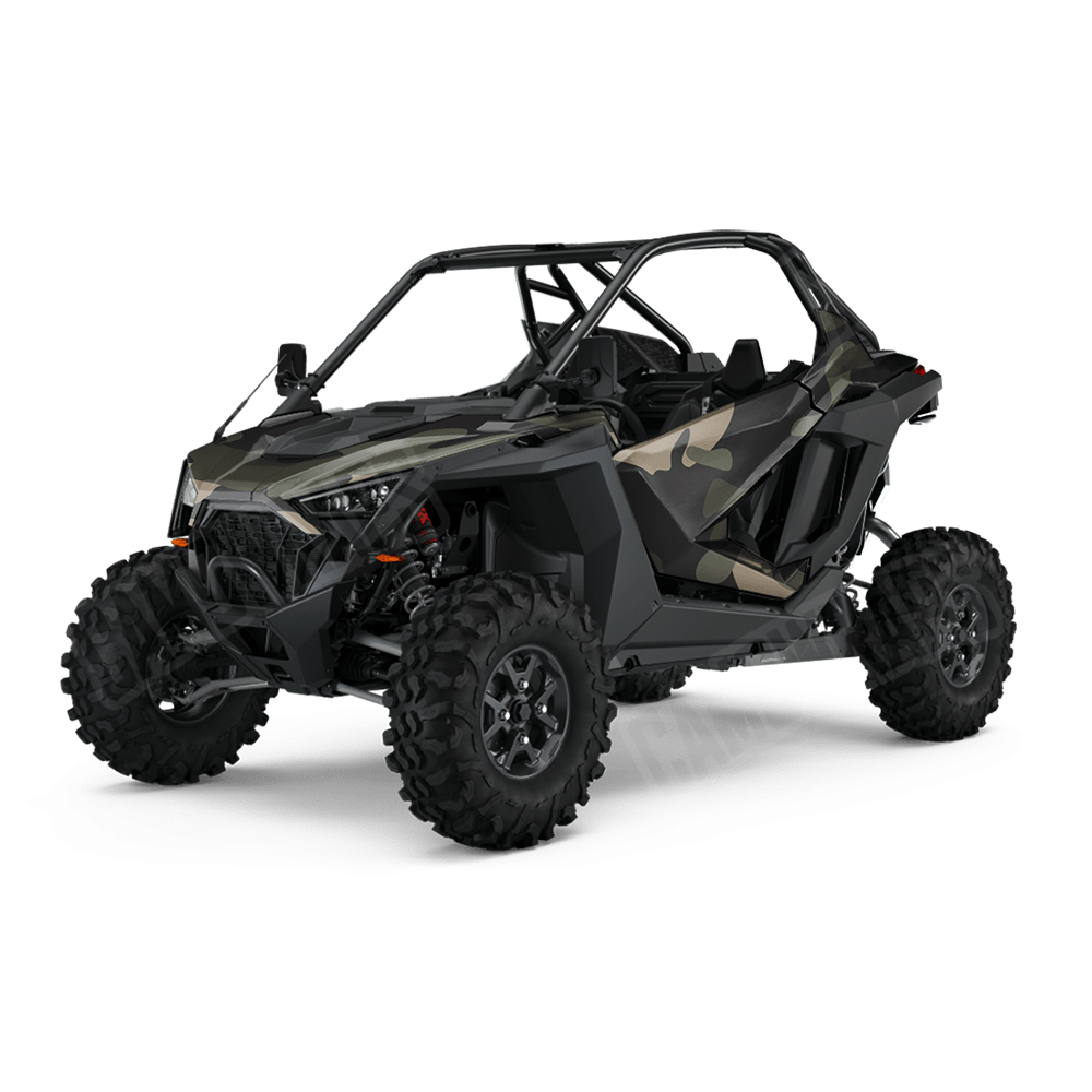 Jumbo Classic Militant Green Side by Side UTV Camo Vinyl Wrap
