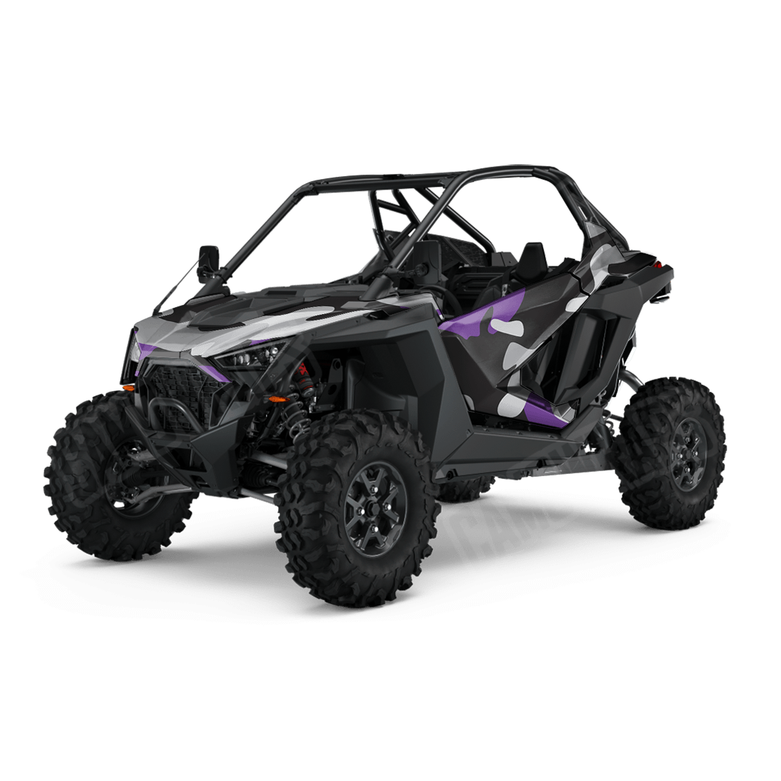 Jumbo Classic Purple Tiger Side by Side UTV Camo Vinyl Wrap
