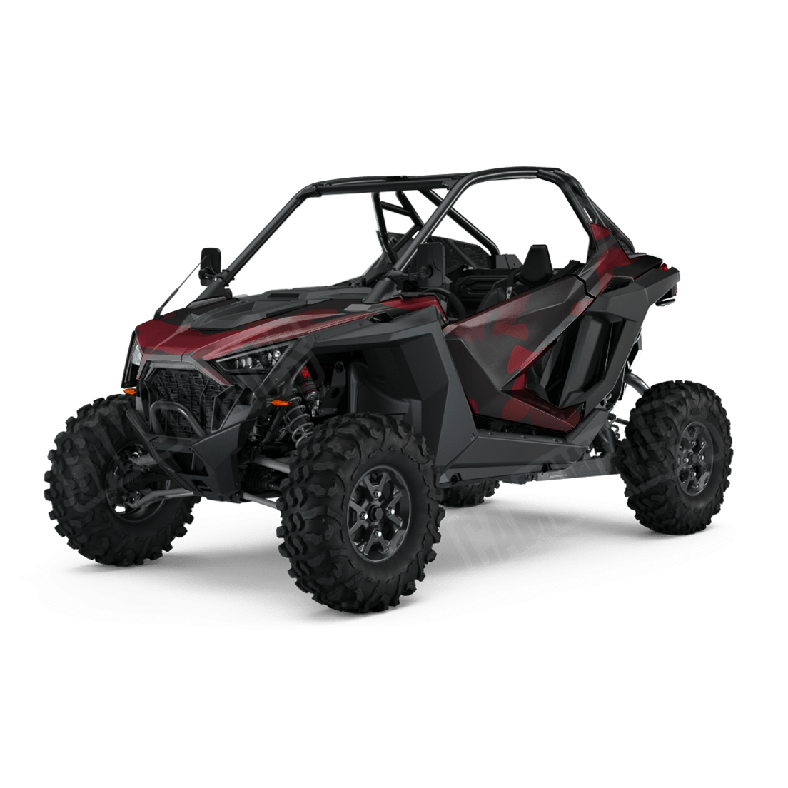 Jumbo Classic Vampire Red Side by Side UTV Camo Vinyl Wrap