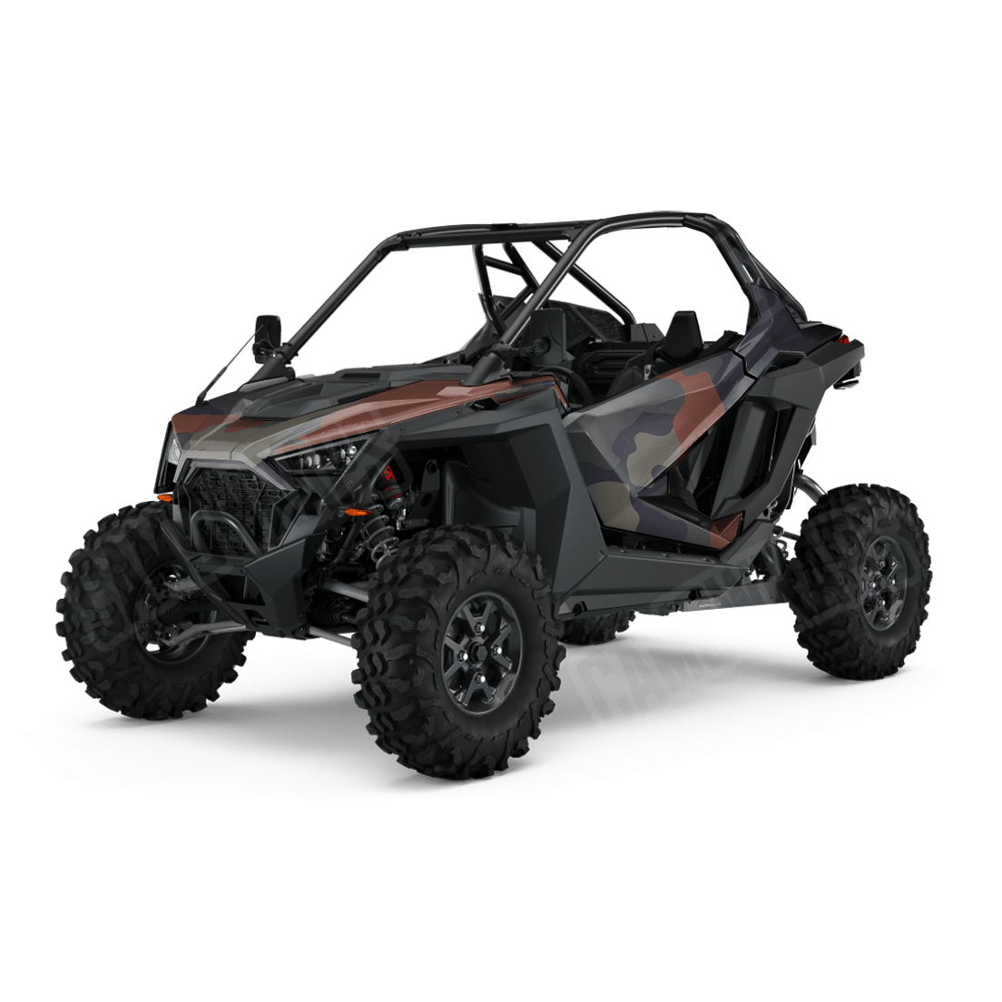Jumbo Cumulus Blue Copper Side by Side UTV Camo Vinyl Wrap