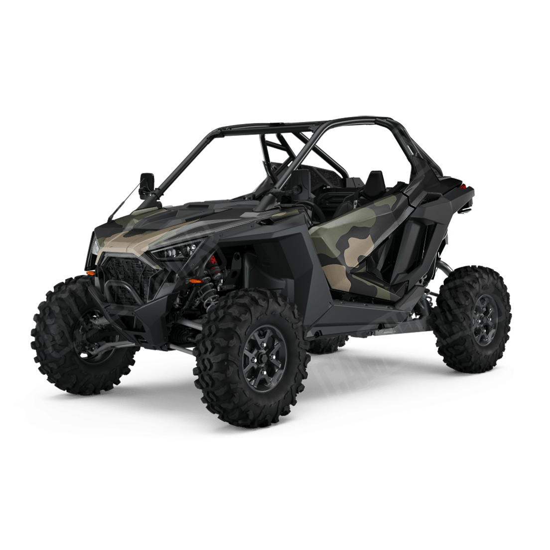 Jumbo Cumulus Militant Charcoal Side by Side UTV Camo Vinyl Wrap