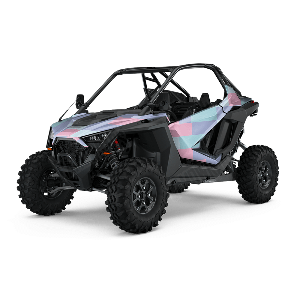 Pixel Cotton Candy UTV Wraps
