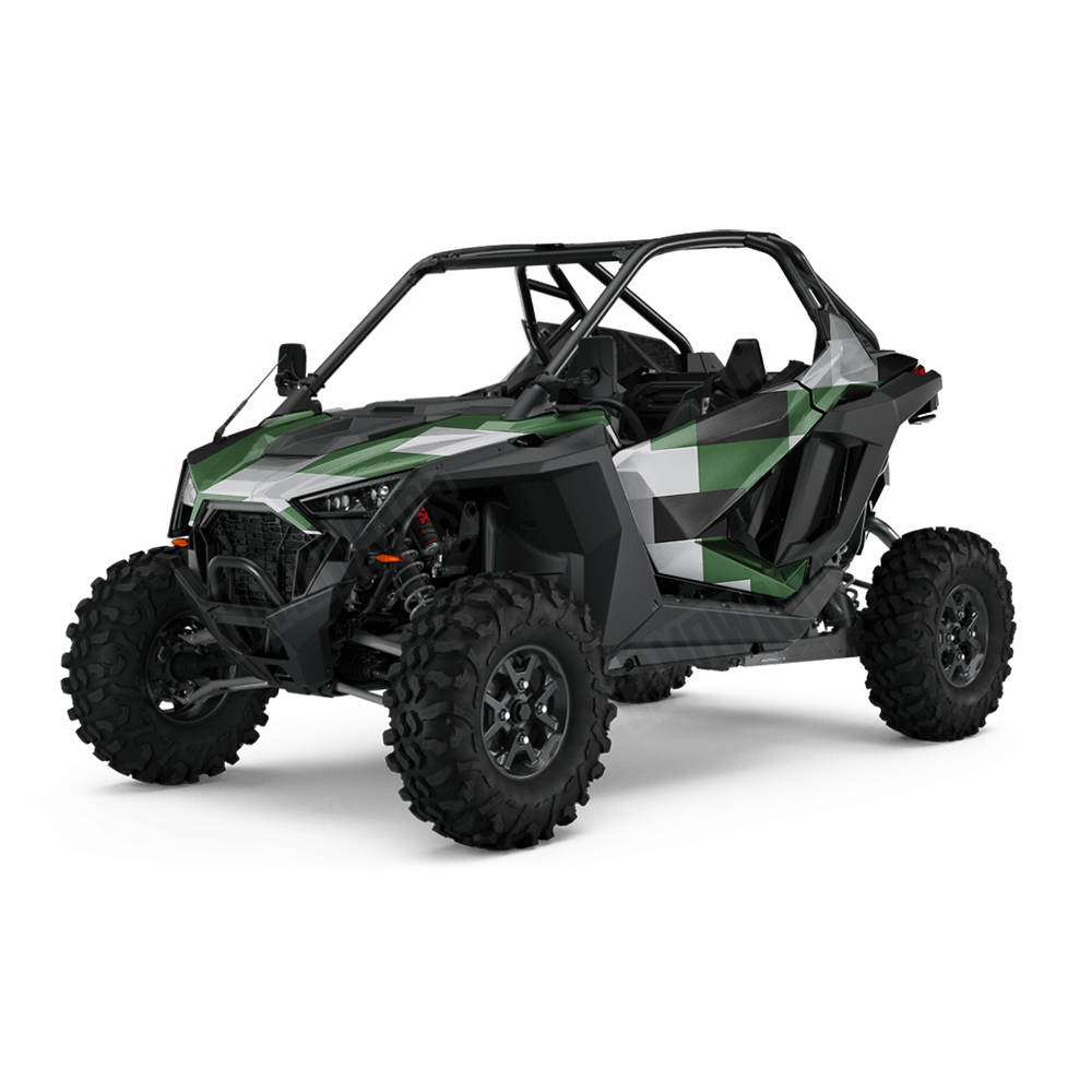 Pixel Green Tiger UTV Wraps