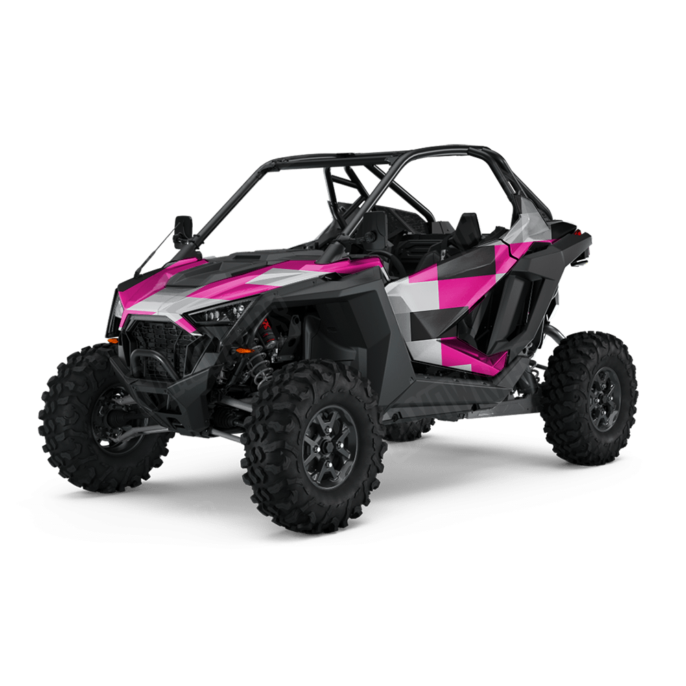 Pixel Magenta Tiger UTV Wraps