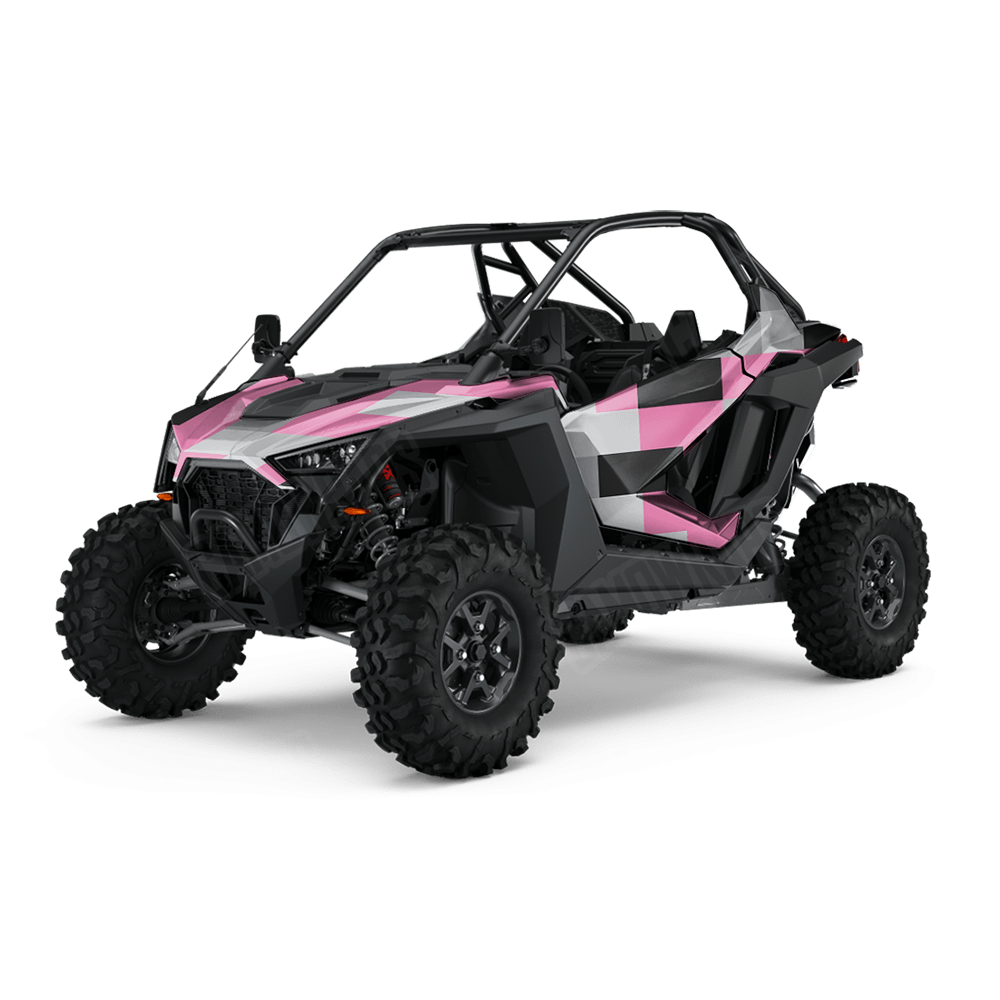 Pixel Pink Tiger UTV Wraps