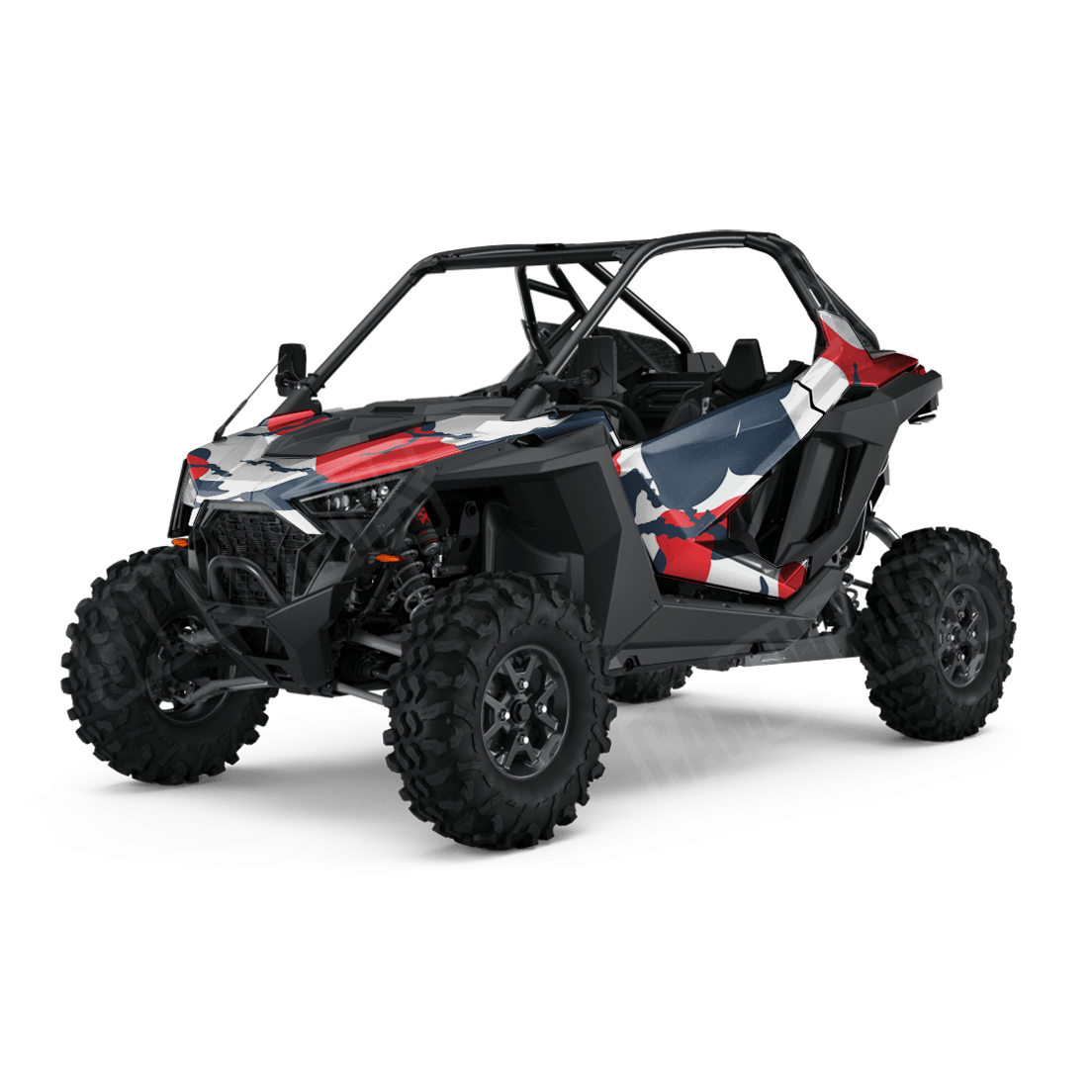 Jumbo Ragged America Side by Side UTV Camo Vinyl Wrap