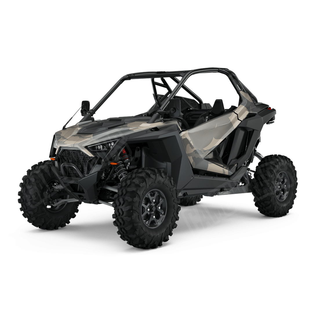 Jumbo Ragged Army Side by Side UTV Camo Vinyl Wrap