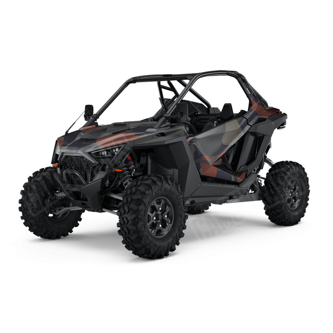 Jumbo Ragged Blue Copper Side by Side UTV Camo Vinyl Wrap