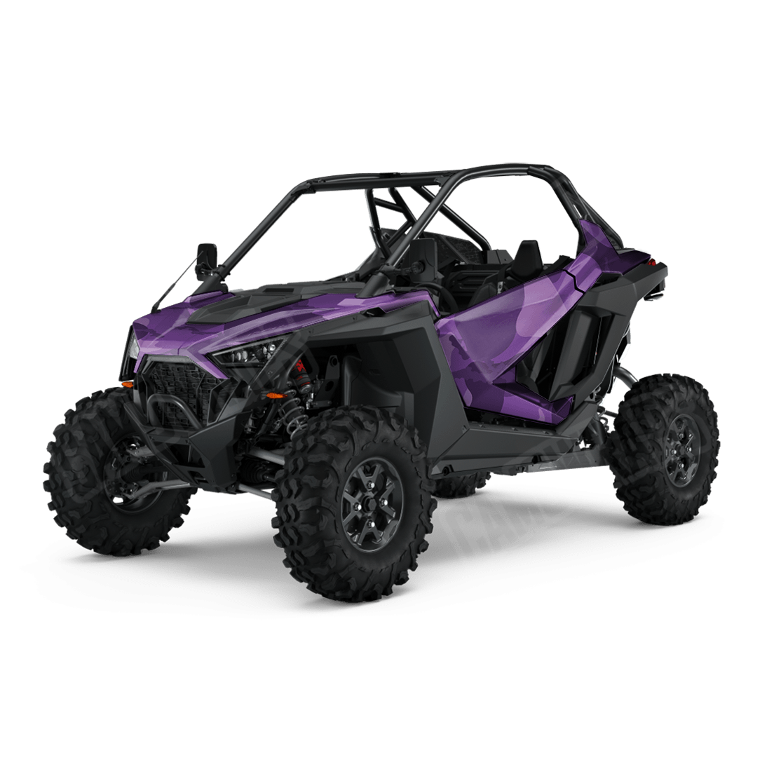 Jumbo Ragged Elite Purple Side by Side UTV Camo Vinyl Wrap