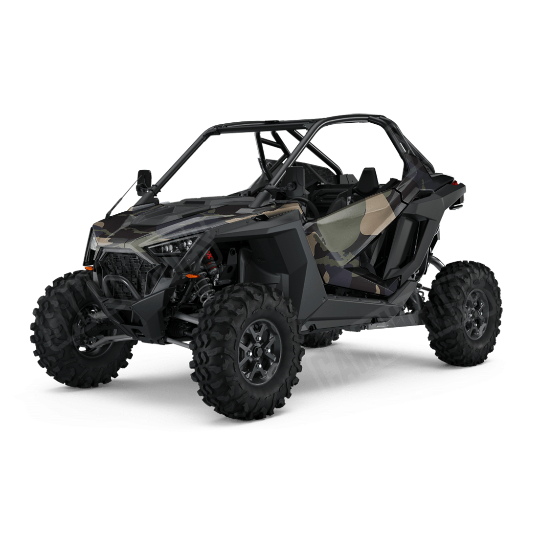 Jumbo Ragged Militant Blue Side by Side UTV Camo Vinyl Wrap