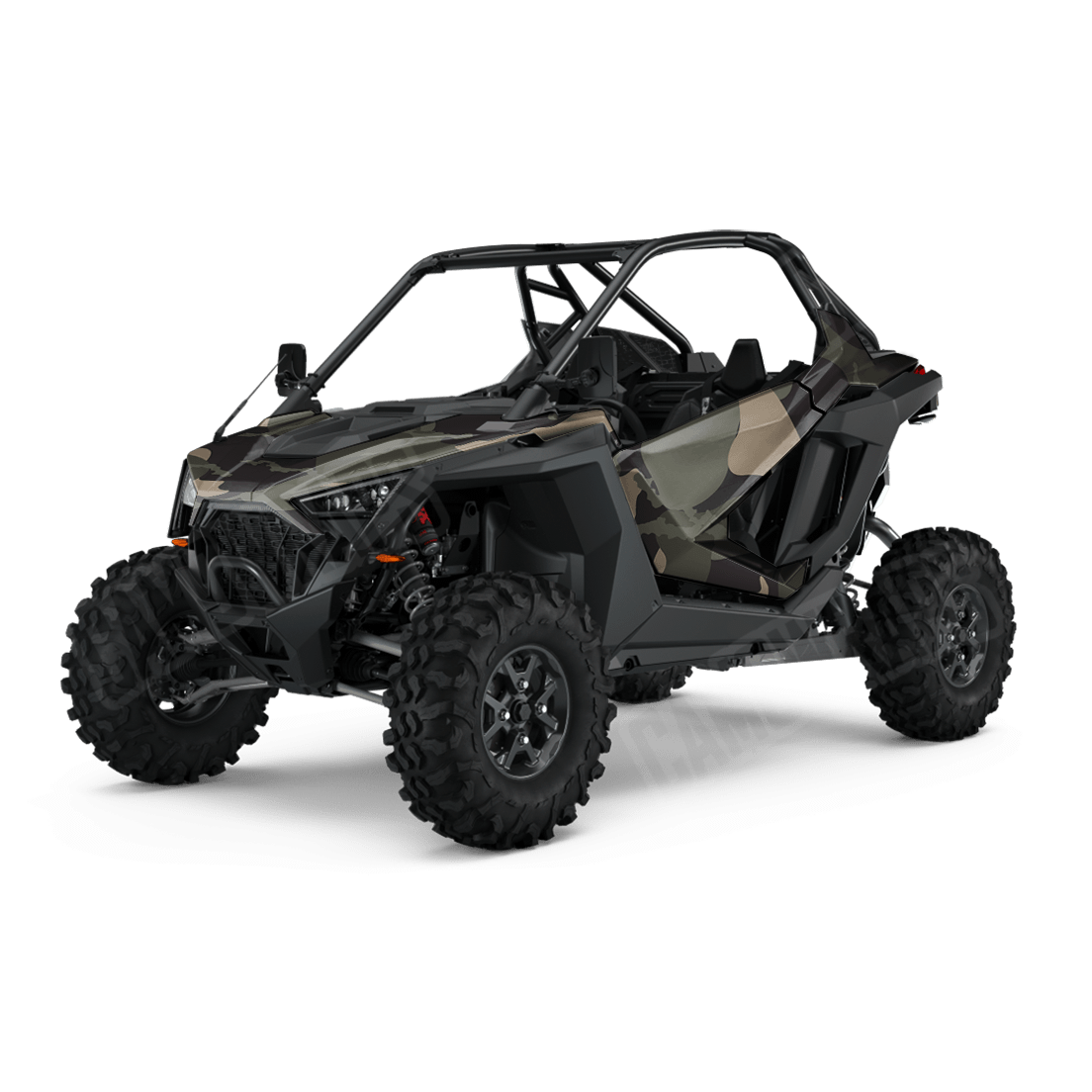 Jumbo Ragged Militant Green Side by Side UTV Camo Vinyl Wrap