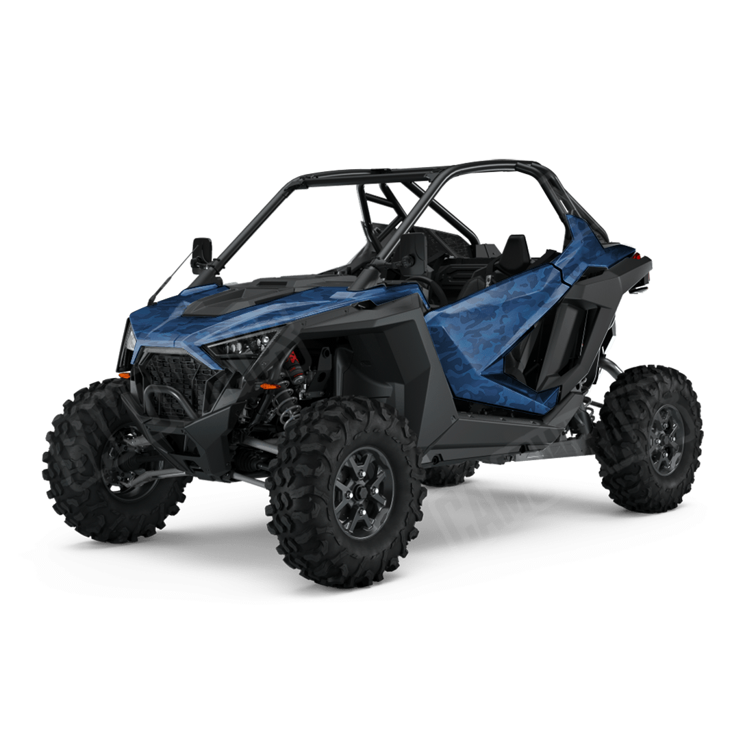 Large Classic Elite Blue Side by Side UTV Camo Vinyl Wrap