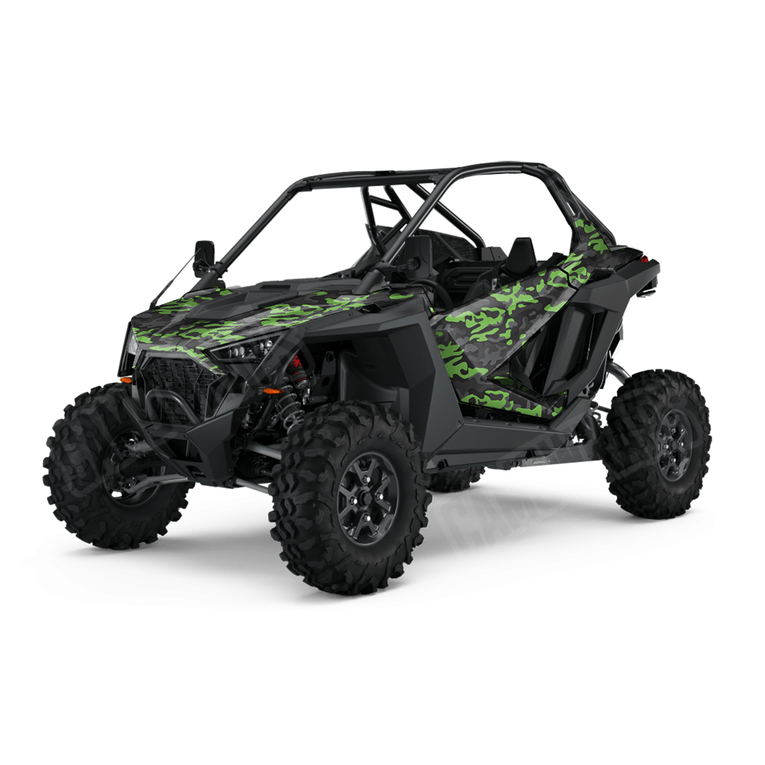 Large Classic Metro Green Side by Side UTV Camo Vinyl Wrap