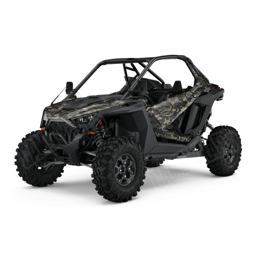 Large Classic Militant Blue Side by Side UTV Camo Vinyl Wrap