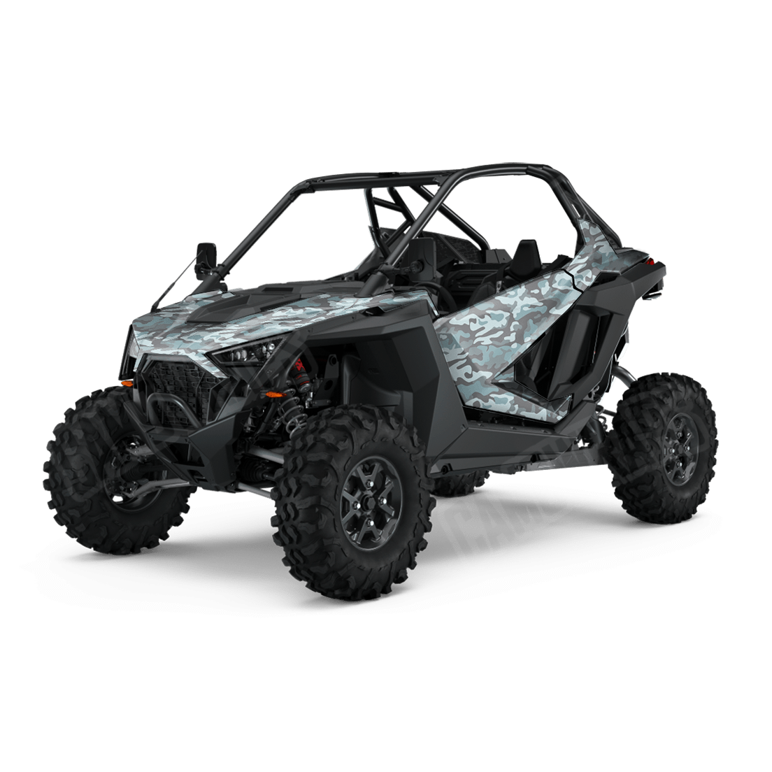 Large Classic Overcast Side by Side UTV Camo Vinyl Wrap