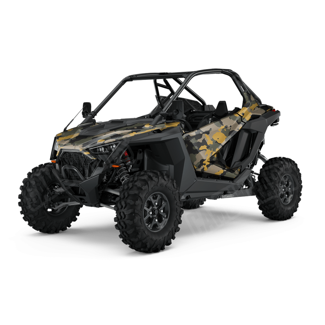 Large Cumulus Militant Yellow Side by Side UTV Camo Vinyl Wrap
