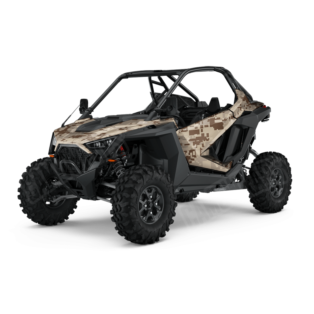 Large Digital Desert Side by Side UTV Camo Vinyl Wrap