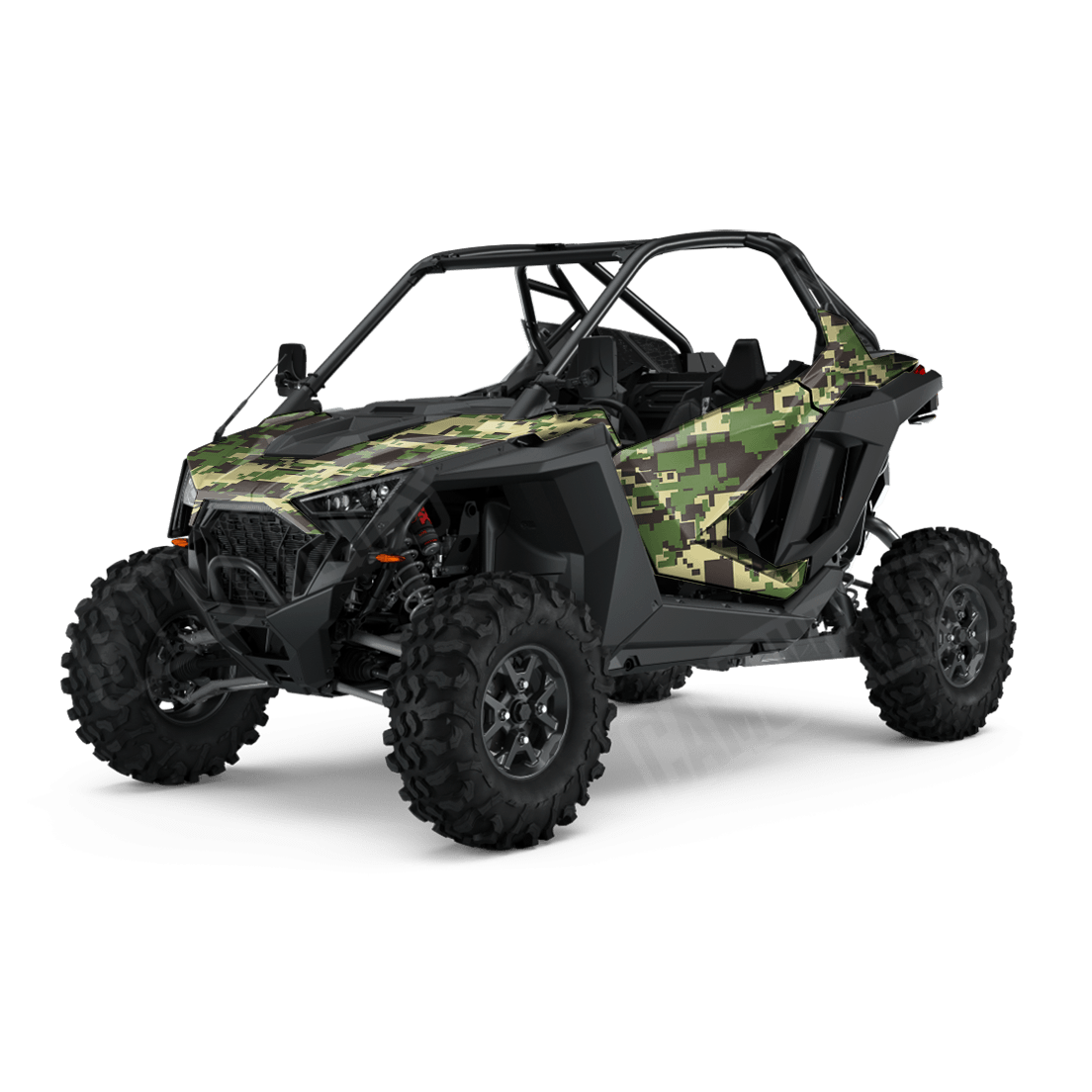 Large Digital Jungle Side by Side UTV Camo Vinyl Wrap