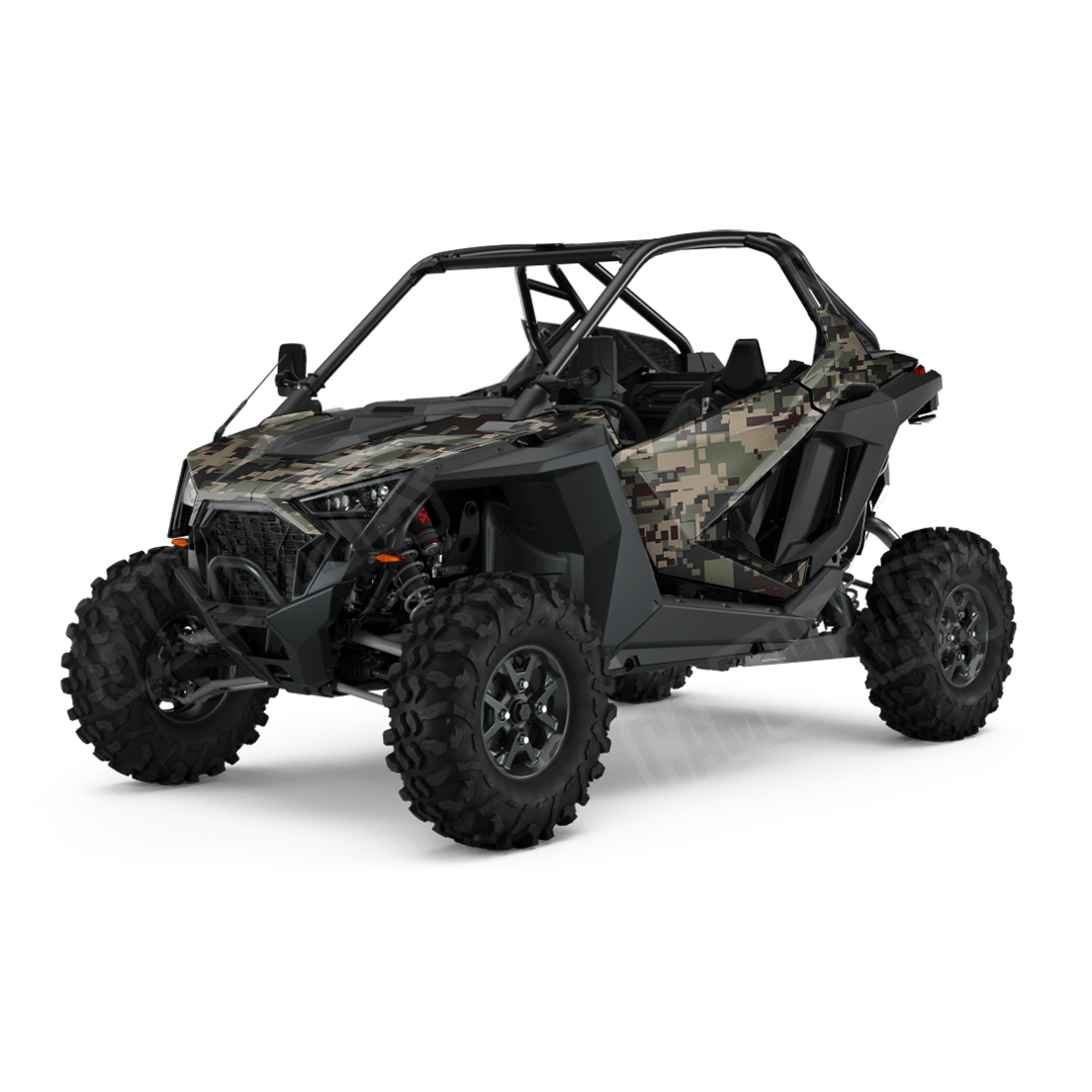 Large Digital Militant Blood Side by Side UTV Camo Vinyl Wrap