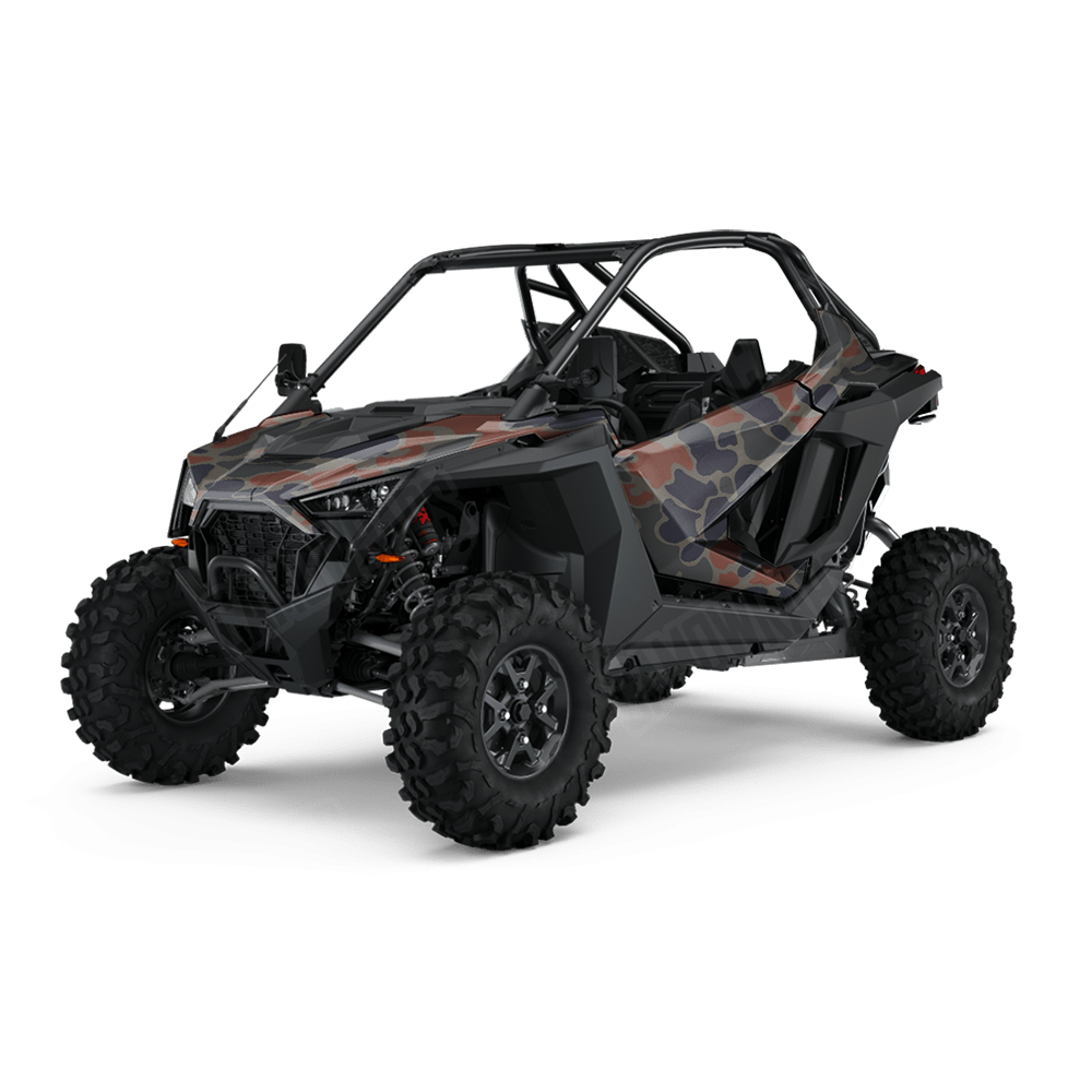 Old School Duck Blue Copper UTV Wraps