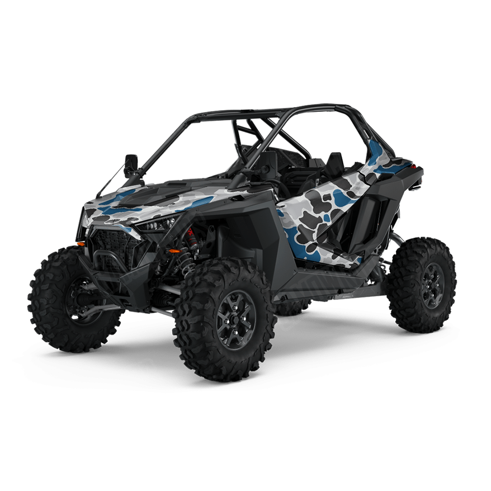 Old School Duck Blue Tiger UTV Wraps
