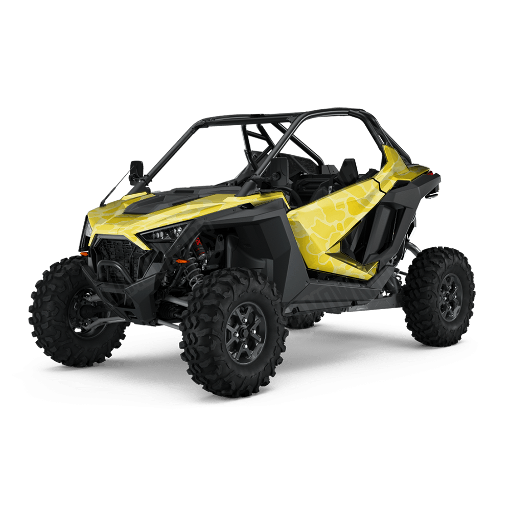 Old School Duck Elite Yellow UTV Wraps