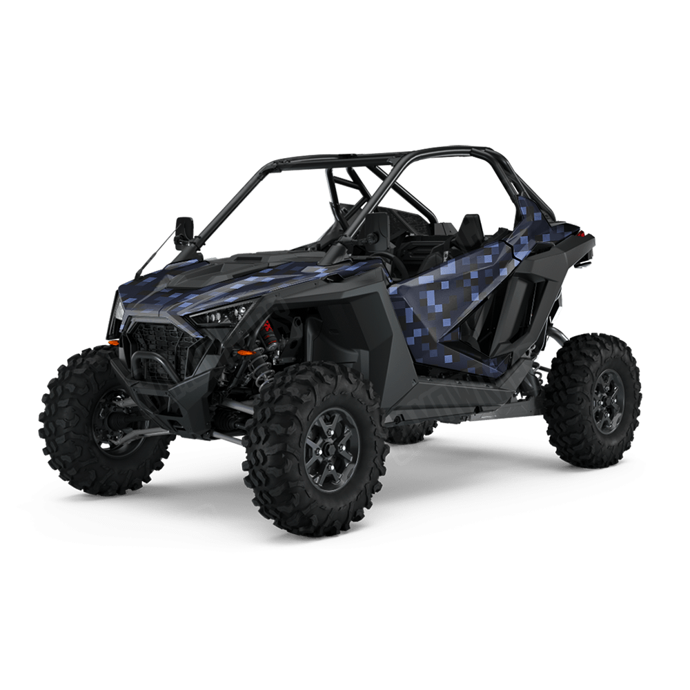 Pixel Blue Midnight UTV Wraps
