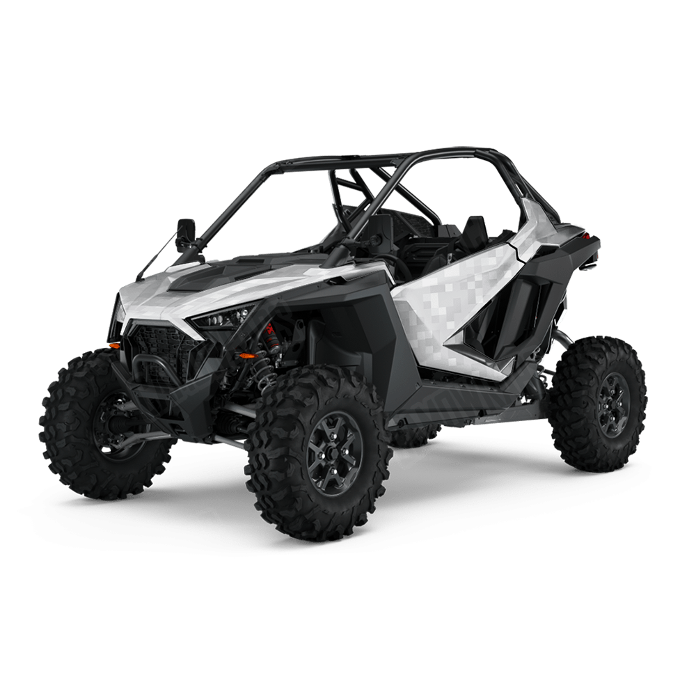 Pixel Elite White UTV Wraps