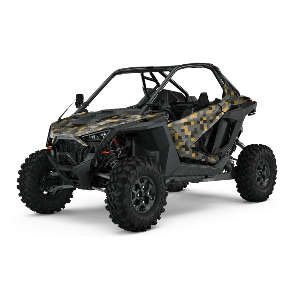 Pixel Militant Yellow UTV Wraps