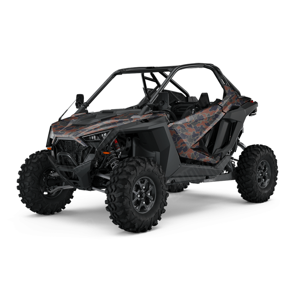 Old School Duck Blue Copper UTV Wraps