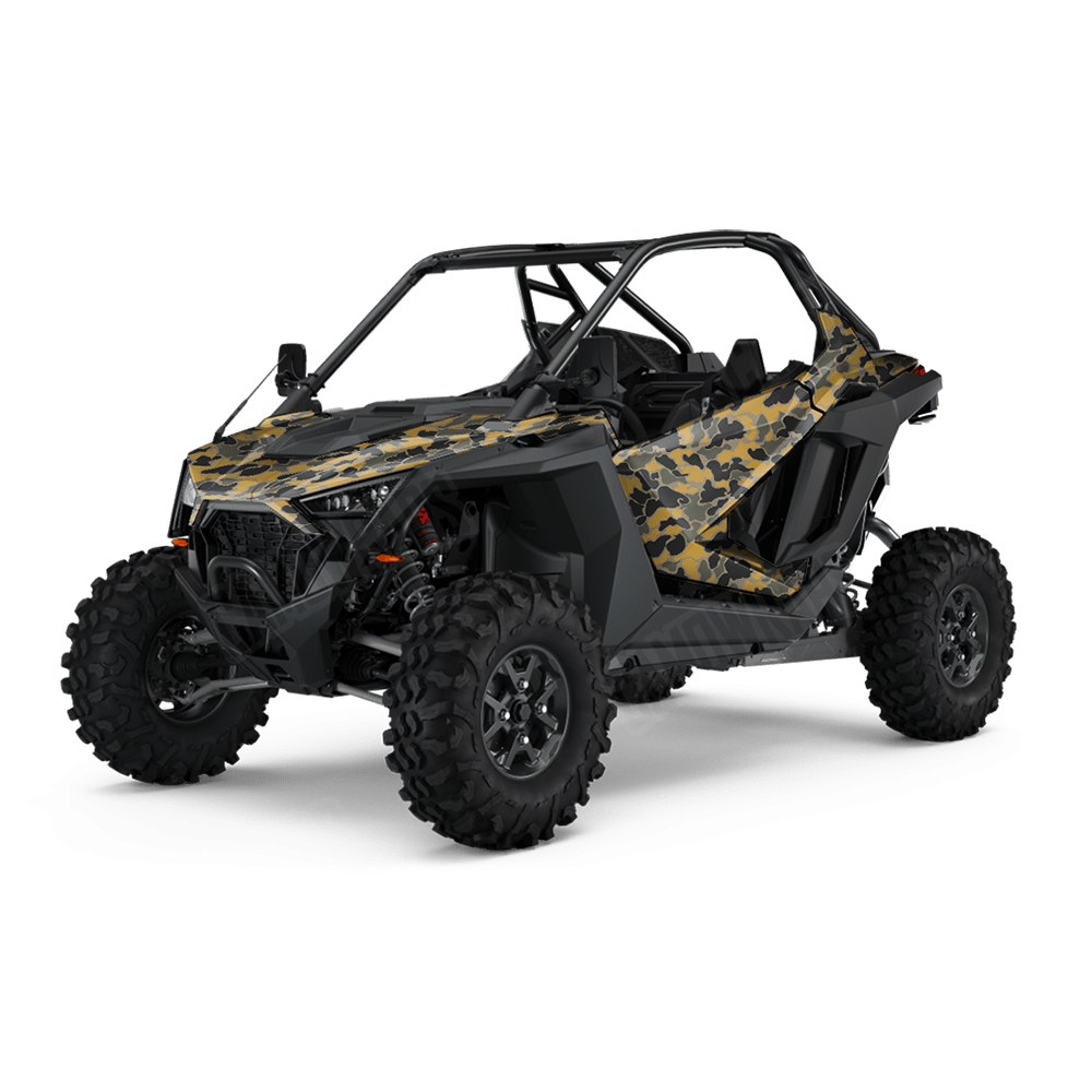 Old School Duck Militant Yellow UTV Wraps