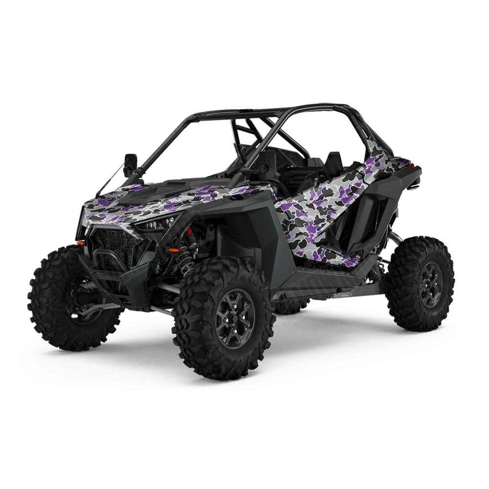 Old School Duck Purple Tiger UTV Wraps