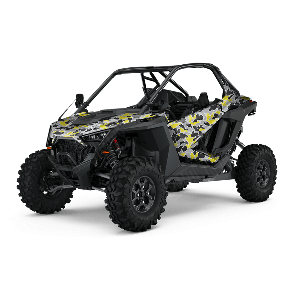 Old School Duck Yellow Tiger UTV Wraps