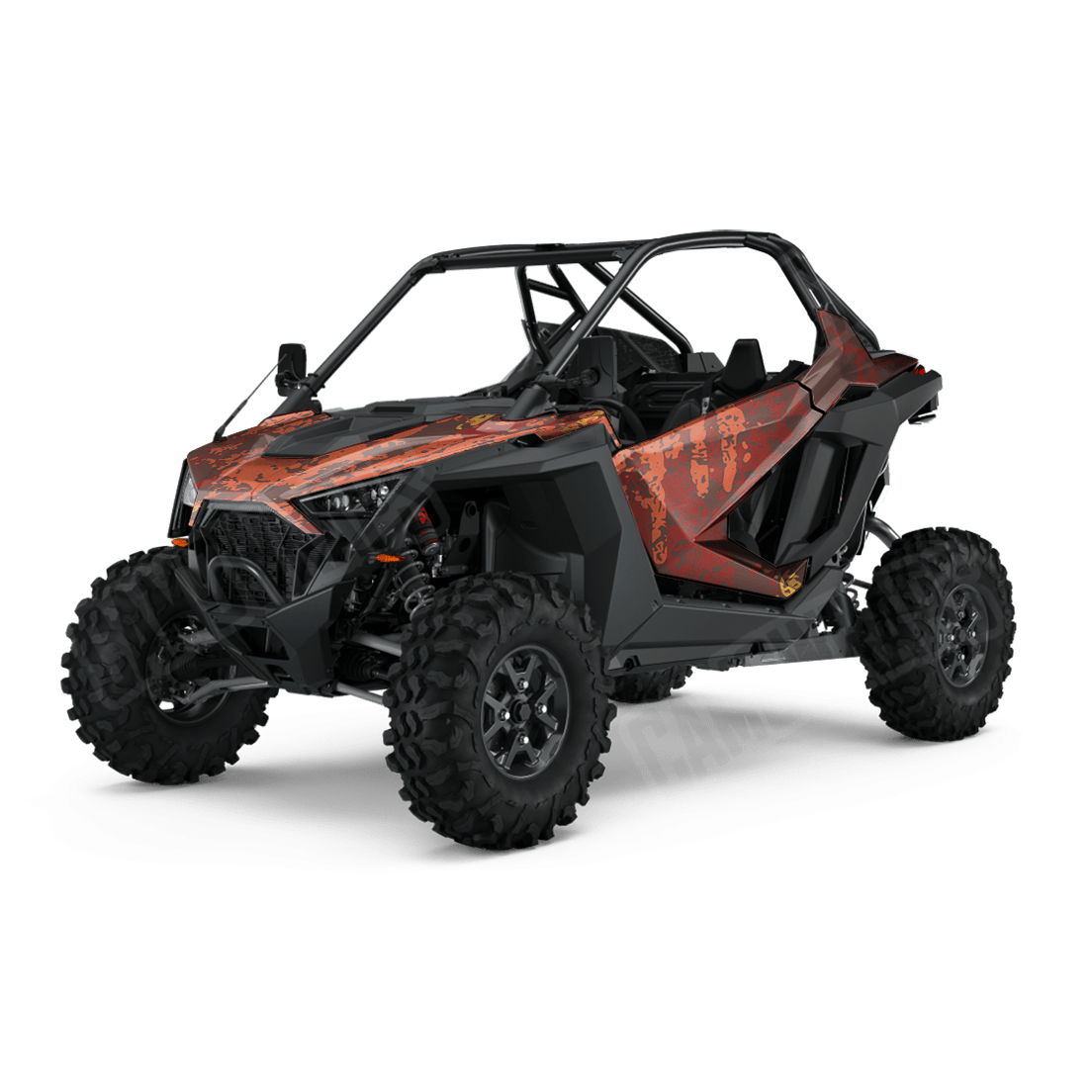 Pasted Autumn Side by Side UTV Camo Vinyl Wrap