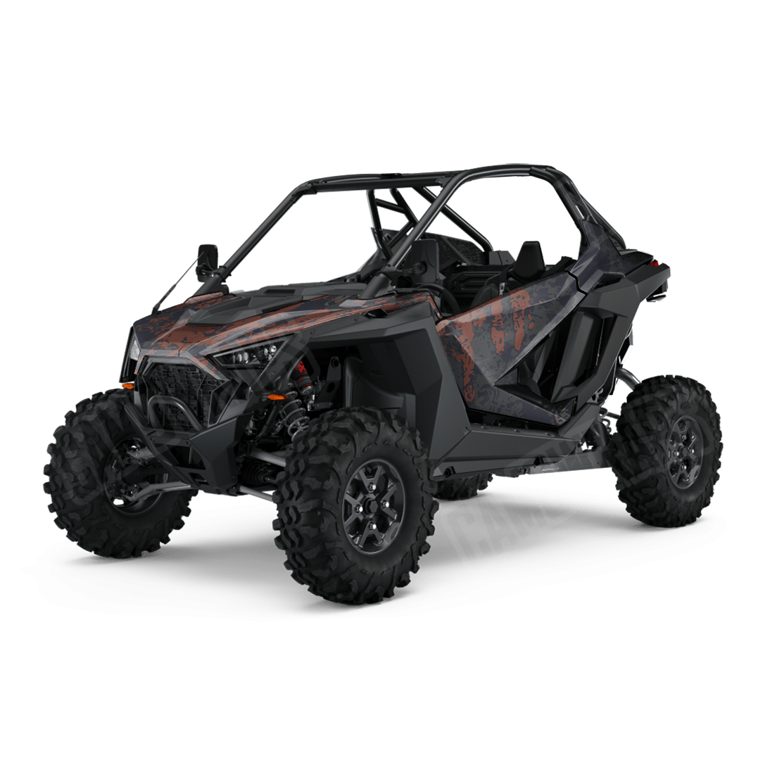 Pasted Blue Copper Side by Side UTV Camo Vinyl Wrap