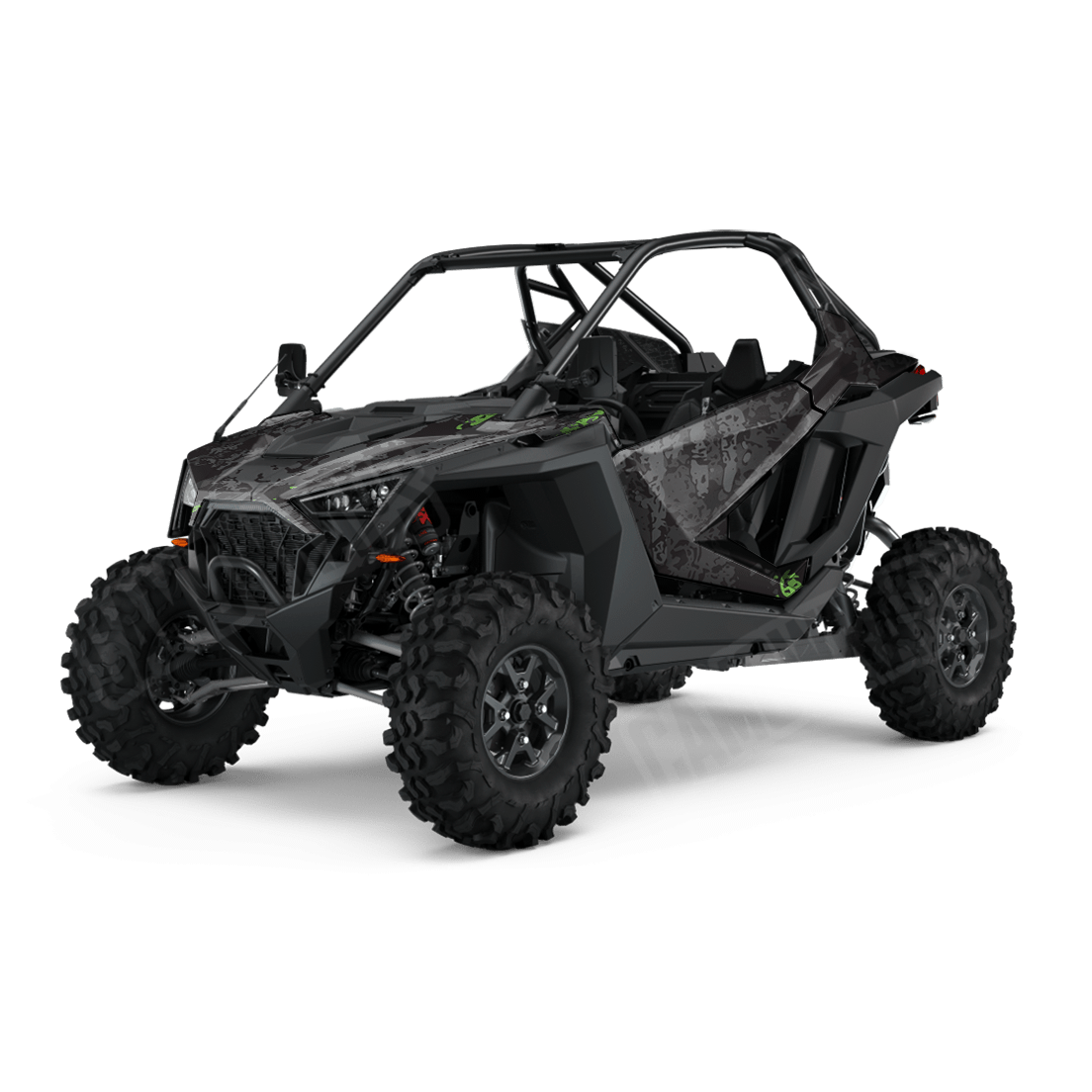 Pasted Metro Green Side by Side UTV Camo Vinyl Wrap