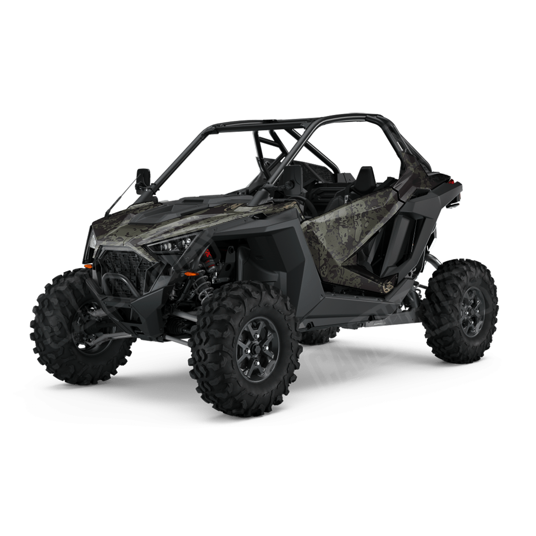Pasted Militant Green Side by Side UTV Camo Vinyl Wrap